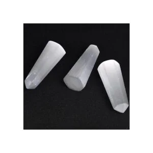 JIC Gem Lámpara de selenita USB hexagonal puntos de_5
