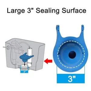 3 piezas de repuesto para aleta de inodoro Lowes AquaSouce_5