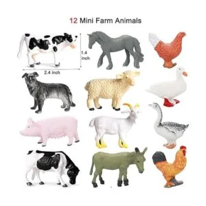 Figuras realistas de animales de granja juego de 44_3
