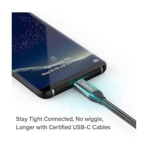 Cable USBC a USBC de 20 pies 100 W5A cable de carga_4