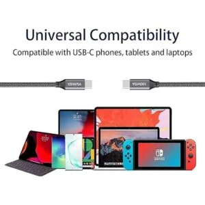 Cable USBC a USBC de 20 pies 100 W5A cable de carga_7