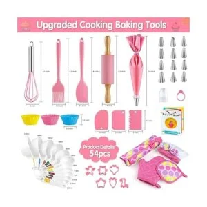 INNOCHEER Juego de 54 piezas para hornear y cocinar para_2
