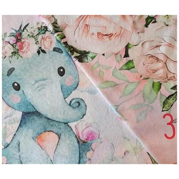 Popfavors Yuzioey Manta mensual para bebé niña diseño de_6