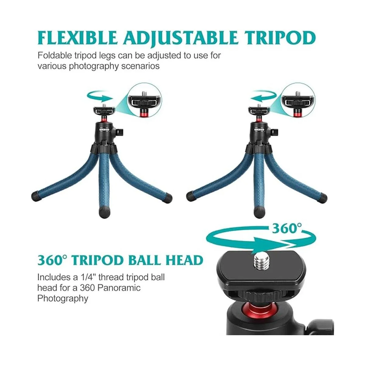 Kit de micrófono de vídeo para smartphone con luz LED_3