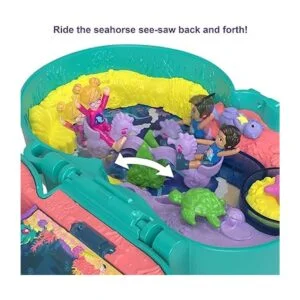 Polly Pocket Nutria Acuario compacto tema de acuario con_3