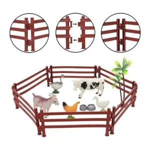 Figuras realistas de animales de granja juego de 44_5