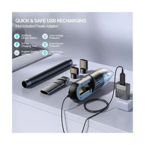 ABSOB Aspiradora inalámbrica mini portátil de mano para_4