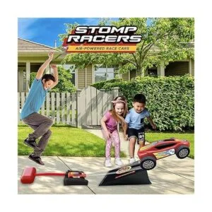 Stomp Racers STEM Pistola y rampa de coche de juguete_3