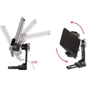 Soporte de trípode para teléfono de metal con zapata fría_5