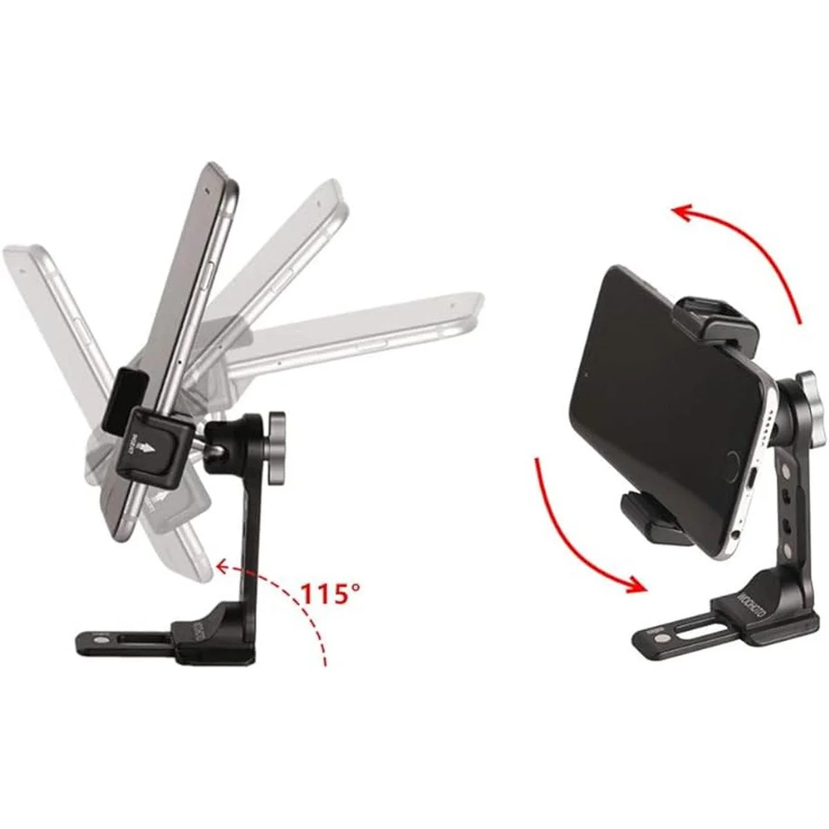 Soporte de trípode para teléfono de metal con zapata fría_5