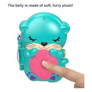 Polly Pocket Nutria Acuario compacto tema de acuario con_5