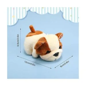 9 piezas de animales de peluche para cachorros pequeños de_2