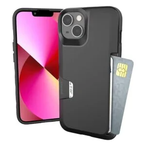 Smartish Funda tipo cartera para iPhone 13 diseño de_1