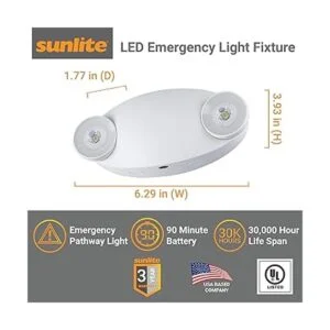 Sunlite 05269SU Lámpara de emergencia LED compacta 2_2