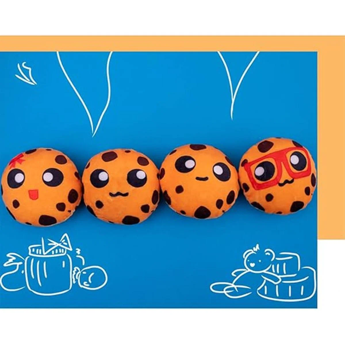 Plushies Bolsaalmohada de peluche con pequeños peluches_3