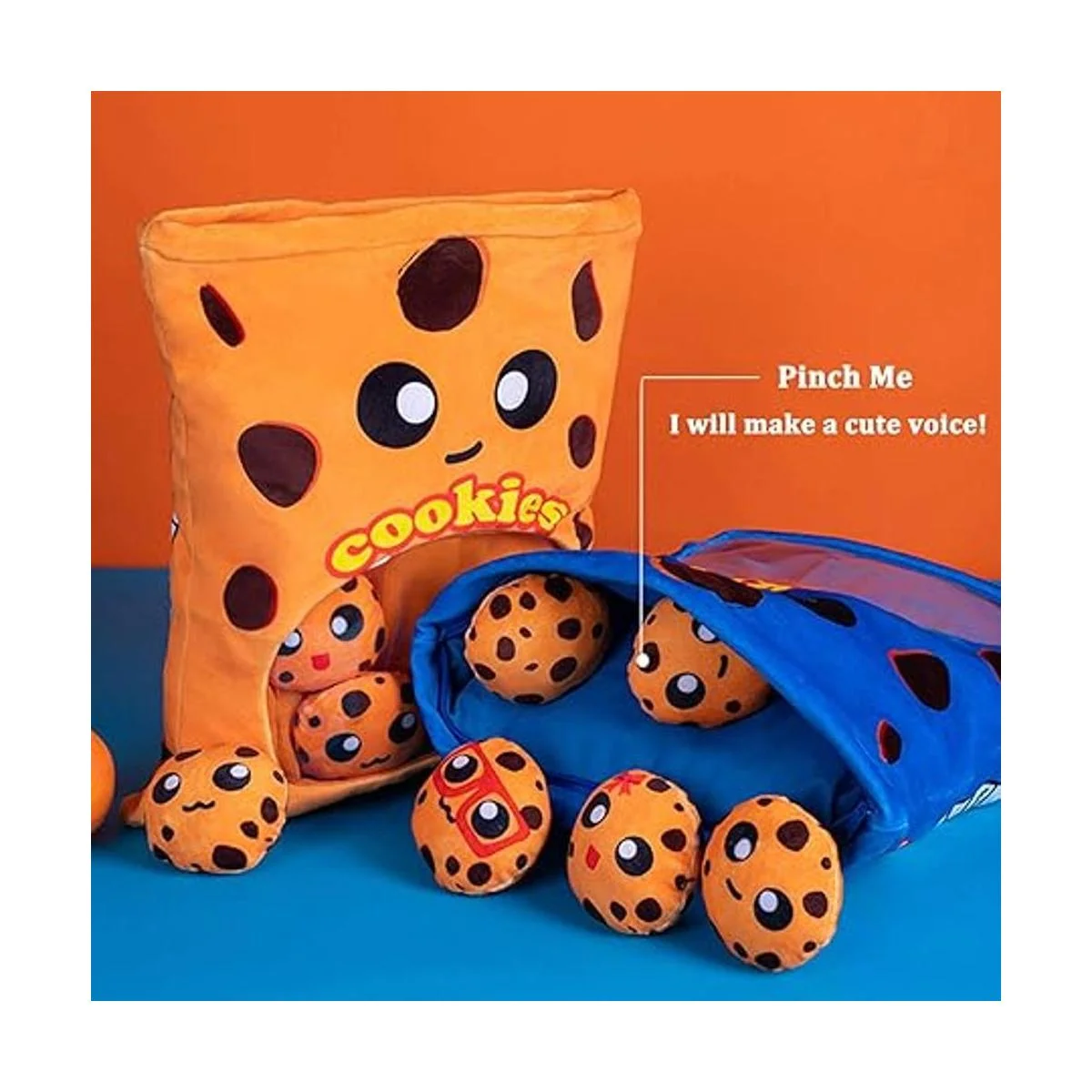 Plushies Bolsaalmohada de peluche con pequeños peluches_2