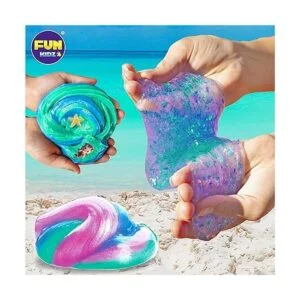 FunKidz Kit de limo de sirena para niñas kit de_2