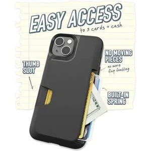 Smartish Funda tipo cartera para iPhone 13 diseño de_2