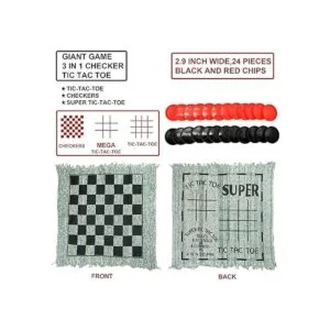 JOYIN Juego de cuadros gigantes vintage 3 en 1 y Tic Tac_5