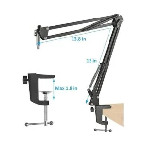 SoloCast Soporte de micrófono de brazo de brazo de_4