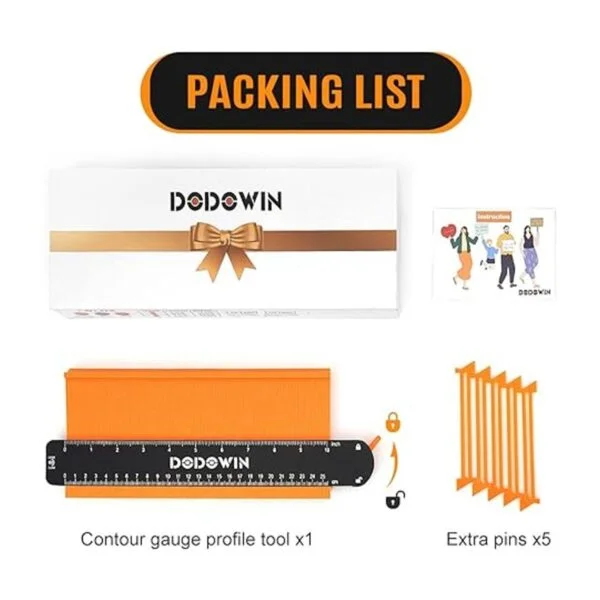 DODOWIN Herramienta de perfil de calibre de contorno_2