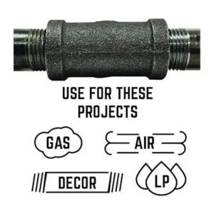 PIPE DCOR Acoplamiento reductor de hierro maleable negro_5