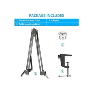 SoloCast Soporte de micrófono de brazo de brazo de_6
