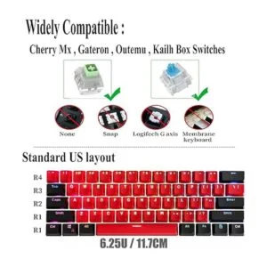 GTSP 61 Teclas 60 por ciento Ducky One 2 Mini Teclas_5