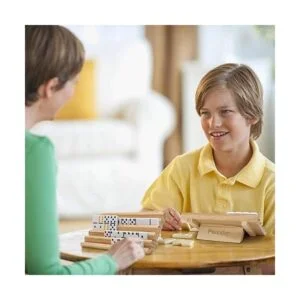 Juego de 2 soportes dominó Plusvivo de madera para dominó_7