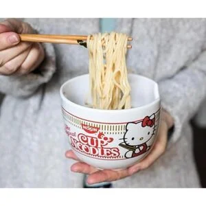 Sanrio Juego de vajilla de cerámica japonesa de Hello_5