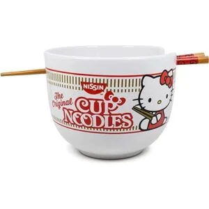 Sanrio Juego de vajilla de cerámica japonesa de Hello_2