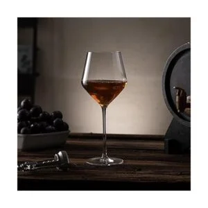 RAVNDOX Copas de vino cuadradas juego de 4 copas de vino_2