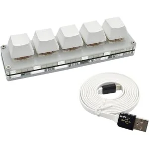 LICHIFIT Teclado de juego de 5 teclas que programan el_1