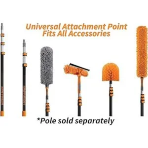 Limpiador de ventilador de techo flexible Plumero de_7