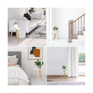 Uneedem Soporte para plantas de interior mesa moderna de_5