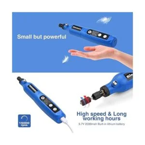 GINELSON Herramienta giratoria inalámbrica mini kit de_5