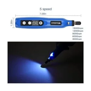 GINELSON Herramienta giratoria inalámbrica mini kit de_4