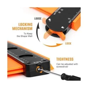 DODOWIN Herramienta de perfil de calibre de contorno_3