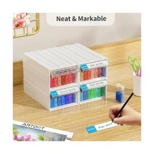 ARTDOT Almacenamiento de pintura de diamantes paquete de_3