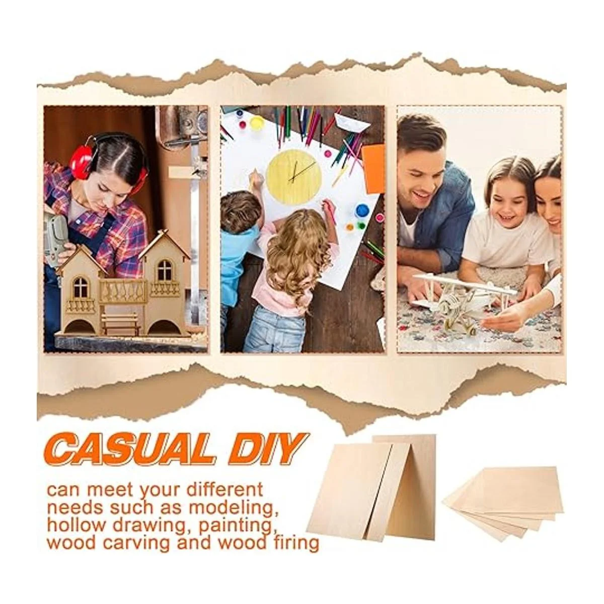 Hojas de tilo de 116 x 10 x 12 pulgadas hojas de madera_5