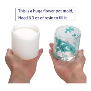 Paquete de 2 moldes de resina cilíndrica grande para_2