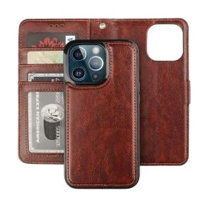 Bocasal Funda tipo cartera desmontable para iPhone 13 Pro_1