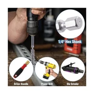 Cepillos de acero inoxidable de 18 piezas cepillos de_4