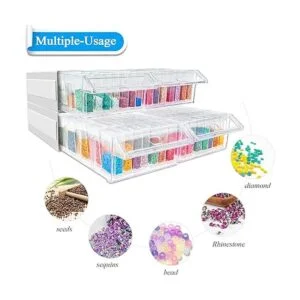 ARTDOT Almacenamiento de pintura de diamantes paquete de_7