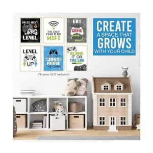 6 carteles reversibles de juego de 8 x 10 pulgadas_5