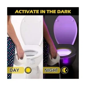 6 piezas de luz nocturna para inodoro lámpara LED_6