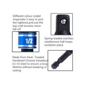 CIGOTU Juego de adaptador de enchufe de grado impacto_6