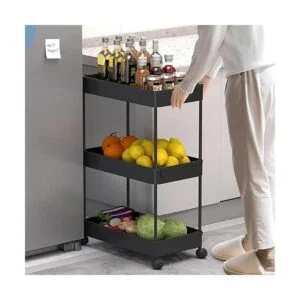 Carrito de almacenamiento delgado organizador de_5