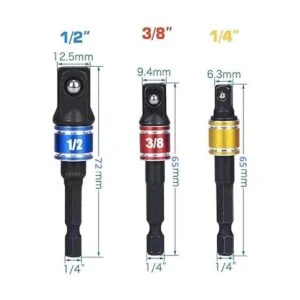 CIGOTU Juego de adaptador de enchufe de grado impacto_5