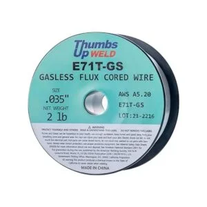 Alambre de soldadura sin gas con núcleo de flujo sin gas._5